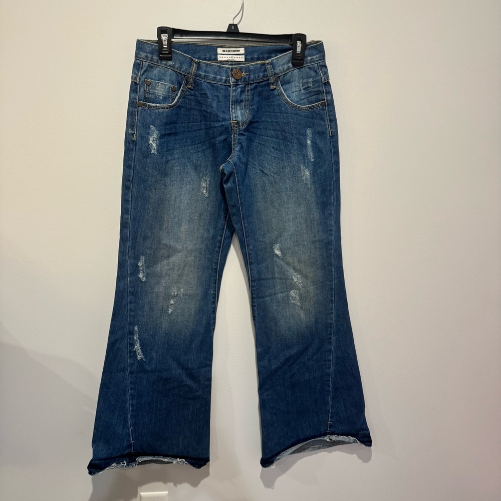 One‎ Teaspoon Westenders Flare Wide Leg Jeans size 27